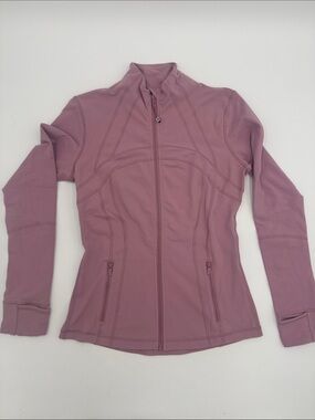 lululemon athletica light purple Full-Zip Sculpting  define Jacket